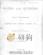 NOTES AND QUERIES TENTH SERIES.-VOLUME Ⅷ 1907 PDF电子版封面
