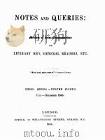 NOTES AND QUERIES THIRD SERIES.-VOLUME EIGHTH（1865 PDF版）