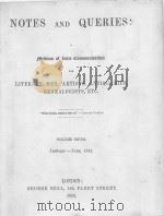 NOTES AND QUERIES VOLUME FIFTH（1852 PDF版）