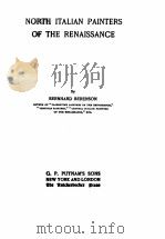 NORTH ITALIAN PAINTERS OF THE RENAISSANCE 1907 PDF电子版封面