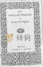THE POPULAR THEATRE 1918 PDF电子版封面