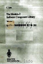 The Modula-2 Software Component Library Volume 1 PDF电子版封面 7506209233