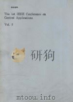 THE 1ST IEEE CONFERENCE ON CONTROL APPLICATIONS VOL.2（ PDF版）