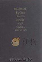 SADTLER COMMERCIAL NUCLEAR MAGNETIC RESONANCE SPECTRA COATING CHEMICALS VOLUME 1 CCIM-CC300M（ PDF版）
