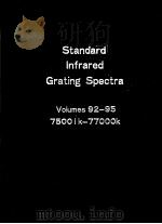 Standard Infrared Grating Spectra Volumes 92-95 75001k-77000k PDF电子版封面