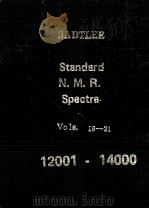 SADTLER Standard N.M.R. Spectra Vols.19-21 12001-14000 PDF电子版封面