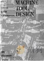 MACHINE TOOL DESIGN VOL.4 PDF电子版封面