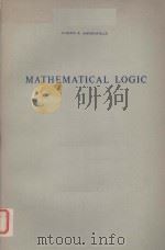 MATHEMATICAL LOGIC PDF电子版封面 JOSEPH R.SHOENFIELD