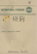 INTERNATIONAL STANDARD ISO Solid Mineral Fuels PDF电子版封面