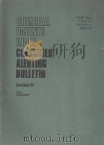 CHEMICAL PATENTS INDEX CLASSIFIED ALERTING BULLETIN SECTION D:FOOD DETERGENTS PDF电子版封面