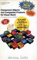 COMPONENT OBJECTS AND COMPANION PRODUCTS FOR VISUAL BASIC（ PDF版）