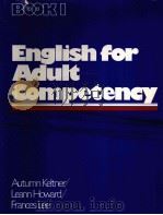 ENGLISH FOR ADULT COMPETENCY BOOK ONE PDF电子版封面 0132797453