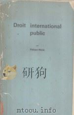DROIT INTERNATIONAL PUBLIC PDF电子版封面 2225623155 PHILIPPE MANIN