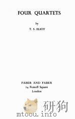 FOUR QUARTETS PDF电子版封面 T.S.ELIOT