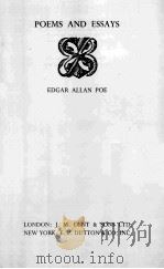 POEMS AND ESSAYS 1927 PDF电子版封面