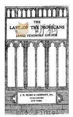 THE LAST OF THE MOHICANS（ PDF版）