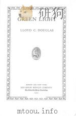 GREEN LIGHT（1935 PDF版）