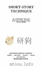 SHORT-STORY TECHNIQUE（1929 PDF版）