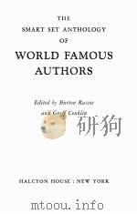 THE SMART SET ANTHOLOGY OF WORLD FAMOUS AUTHORS 1934 PDF电子版封面