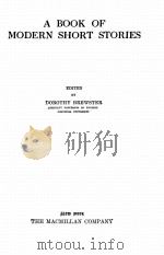 A BOOK OF MODERN SHORT STORIES（1947 PDF版）