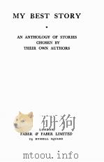 MY BEST STORY PDF电子版封面