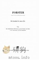 LESEBUCHER FUR UNSERE ZEIT FORSTER 1952 PDF电子版封面