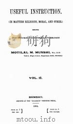 USEFUL INSTRUCTION VOL. II.（1904 PDF版）