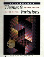 PSYCHOLOGY THEMES AND VARIATIONS FOURTH EDITION PDF电子版封面 0534340148