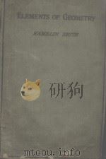ELEMENTS OF GEOMETRY HAMBLIN SMITH PDF电子版封面