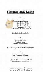 Florante and Laura PDF电子版封面