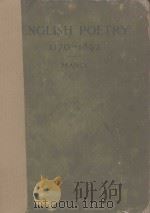 ENGLISH POETRY （1170-1892）（1907 PDF版）