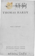 COLLECTED POEMS OF THOMAS HARDY VOL.Ⅰ 1923 PDF电子版封面