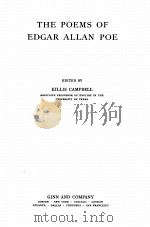 THE POEMS OF EDGAR ALLAN POE 1917 PDF电子版封面 KILLIS CAMPBELL