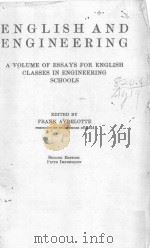 ENGLISH AND ENGINEERING SECOND EDITION FIFTH IMPRESSION（1923 PDF版）