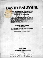 Davil Balfour（1924 PDF版）