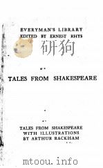 TALES FROM SHAKESPEARE 1923 PDF电子版封面
