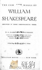 THE COMPLETE WORKS OF WILLIAM SHAKESPEARE PDF电子版封面 W.G.CLARK AND W.ALDIS WRIGHT