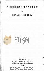 A MODERN TRAGEDY   1934  PDF电子版封面     
