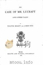 THE CASE OF MR.LUCRAFT AND OTHER TALES LIBRARY EDITION 1888 PDF电子版封面