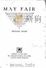 MAY FAIR（1925 PDF版）