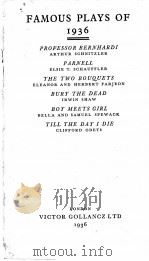 FAMOUS PLAYS OF 1936（1936 PDF版）