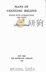 PLAYS OF CHANGING IRELAND（1936 PDF版）