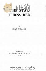 THE STAR TURNS RED（1940 PDF版）