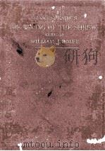 SHAKESPEARE‘S COMEDY OF THE TAMING OF THE SHREW（1909 PDF版）