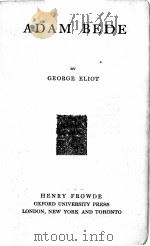 ADAM BEDE（1906 PDF版）