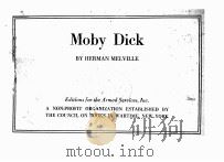 MOBY DICK PDF电子版封面 HERMAN MELVILLE