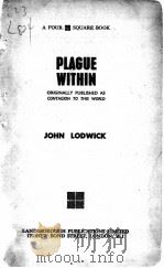 PLAGUE WITHIN PDF电子版封面 JOHN LODWICK