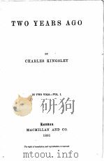 TWO YEARS AGO VOL.Ⅰ 1881 PDF电子版封面