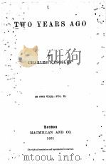 TWO YEARS AGO VOL.Ⅱ 1881 PDF电子版封面