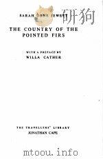 THE COUNTRY OF THE POINTED FIRS（1951 PDF版）